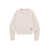 プラフ Rネック クロップニット (5COLOR)