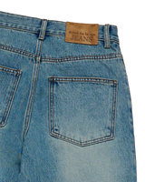 26SS WOMAN オープンカッティングデニムパンツ