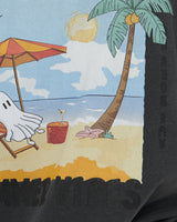 【MADE】SUNSHINE GHOST PRINT T-SHIRT [BLACK]