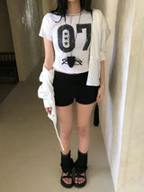 リブネオプレンミニマルショートパンツ