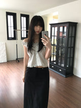 Flue Stripe Blouse (2 colors)