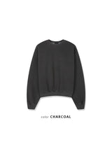ピグメントクロップスウェットシャツ 7COLOR
