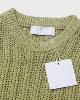 Weave Boucle Lace Round Knit