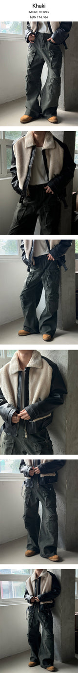 [Unisex] Pigment 4pocket cargo pants