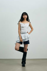 NYX MINI DRESS / WHITE