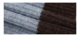 wool mohair stripe off-shoulder long-sleeved knitwear