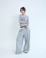 Stud underwear sweatpants - Gray