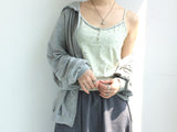 Dawn Star button sleeveless
