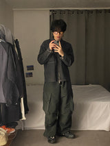 Daily Cargo String Balloon Wide Pants 3C