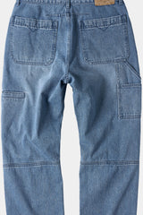 インシジョンダブルニーカーペンターパンツ (Washed Blue)