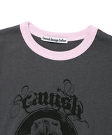 ダブルインベーダーリンガーSS Tシャツ CHARCOAL(CV2FMFT511A)
