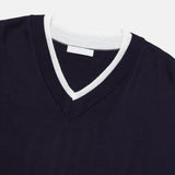 カラーリングMER Vネックニット 4COLOR