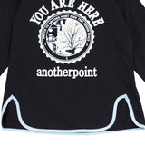 ANOTHER POINT リンガーロングスリーブTシャツ（レディース）_SYF1TS52BK