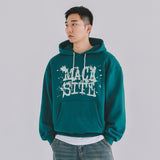 VINTAGE LOGO HOODED T-SHIRT PINE GREEN