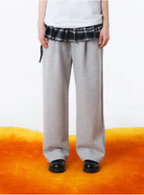 [Unisex] BASIC LINE ONE TUCK WIDE SWEAT PANTS (2color)