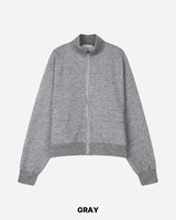 Heden Crop Knit Zip-up