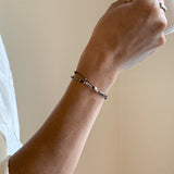 Positivity, double line bracelet_November Birthstone