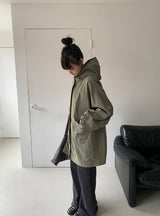 レゲット フード ロング ボンバー ジャケット