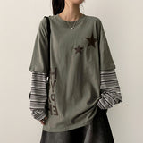 Eve Star Layered Long Sleeve T-shirt