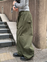 バルーンスナップワイドパンツ(3C)