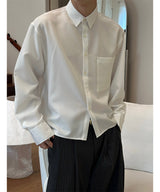 [F/W] ベーシッククロップシャツ(3color)