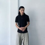 Back Panel Textured Henley