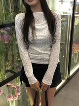 トアドットボートネック長袖Tシャツ