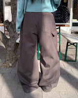 [ORIGINAL] Dori Cargo Pintuck Cotton Pants