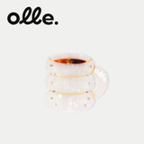 Olle. 鸥莉（オーリー）カップ型ヘアクリップ ユニークデザイン まとめ髪用 おしゃれ小物 ギフトプレゼント
