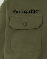 Mwoong Familia My Life Work Shirts(KHAKI)