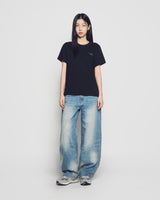 25FW WOMAN ファジードラゴンアートワーク半袖Tシャツ
