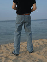 ASCLO Obi Less Denim Pants (2color)