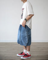 ADU CARGO BERMUDA DENIM PANTS
