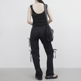 Manir see-through sleeveless