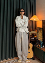 Superior Pin-Tuck Sweatpants