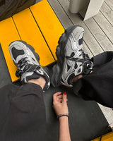 sporty hoop sneakers