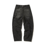 Vintage emblem denim pants / Black