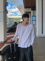 メゾンボートネック長袖Tシャツ