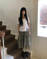Rameon Wrap Short Sleeve Blouse
