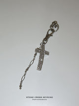 stone cross keyring