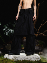24AW バタフライラウンジパンツウィズアジャスタブルデタッチャブルバッフル