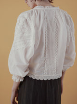Antique garden blouse