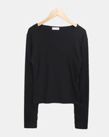 Kobon ラウンドネック ロングスリーブ Tシャツ