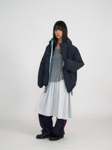 パフィーシンサレートリバーシブルジャンパー (ネイビー & スカイブルー)
