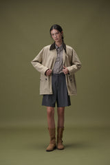 Classic check shirts (Brown)