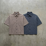 Relaxed Fine Check Shirt