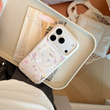 Flower Garden Bunny Magnetic iPhone Case