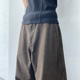 Brown Shadow Wide Pants