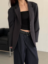 Modern single blazer(2color)