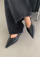 アイレット スティレット スリングバック